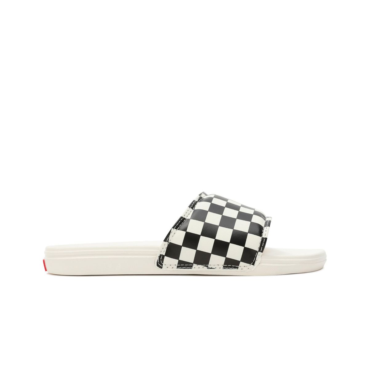 Schachbrettmuster Slide Sandalen flache Slides