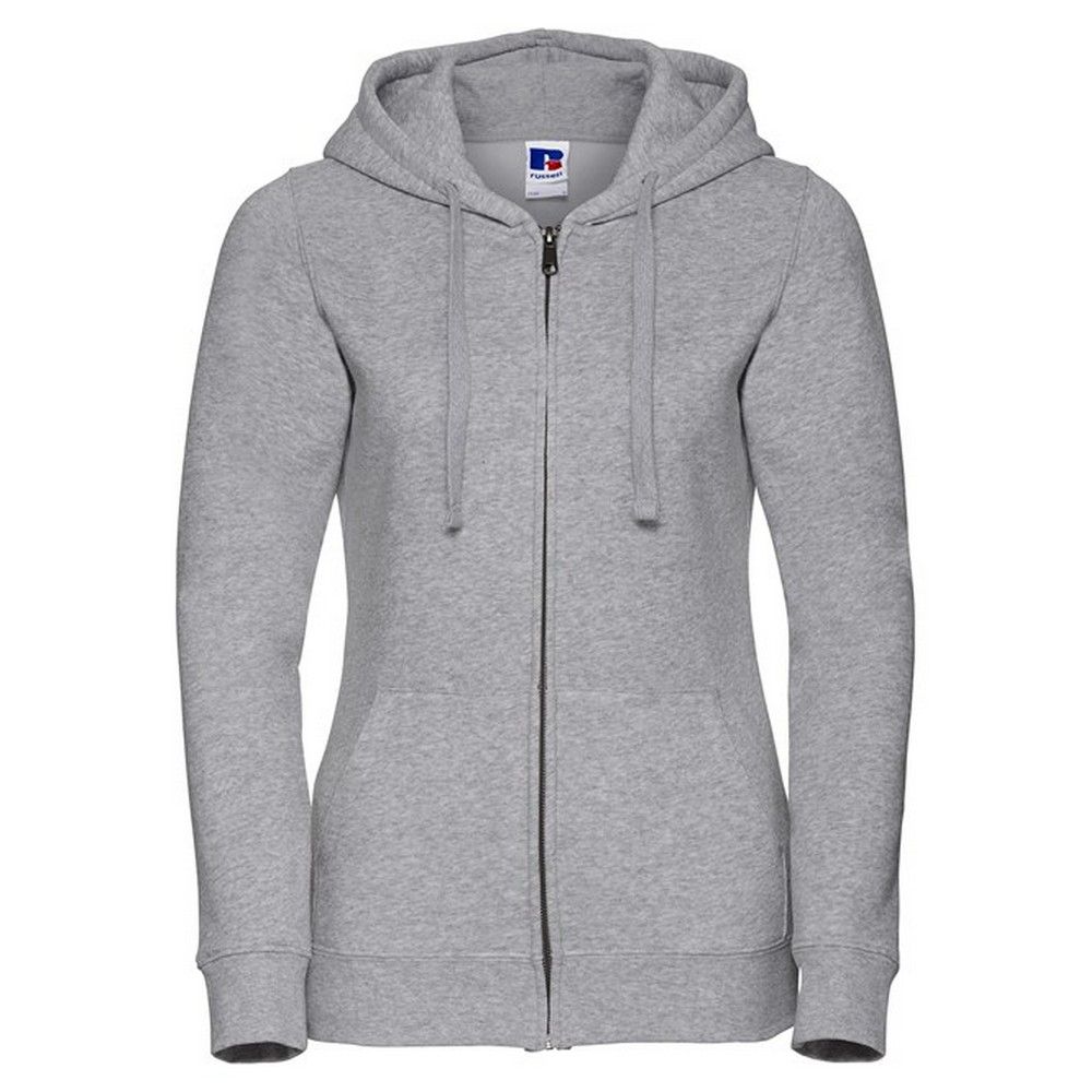 Klassischer Kapuzenpullover mit Reißverschluss und Kordelzug
