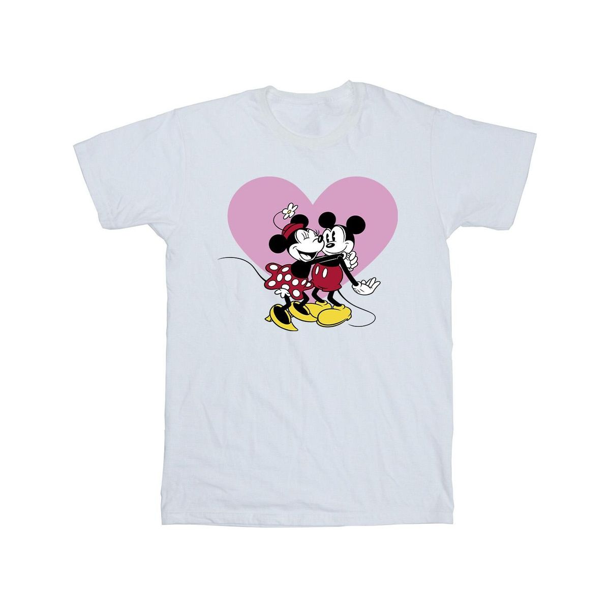 Mickey und Minnie Maus Grafik T-Shirt