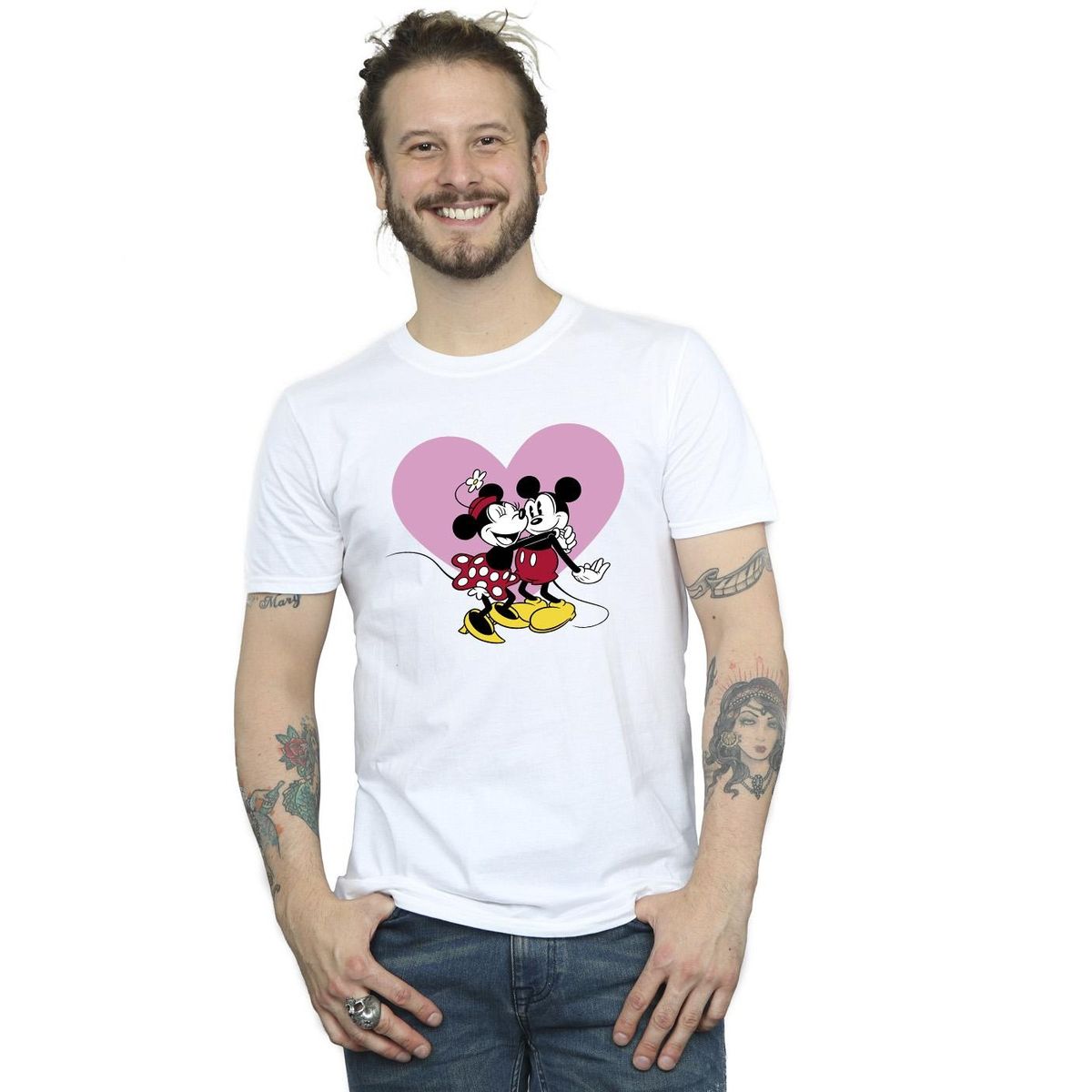 Micky und Minnie Maus Grafik-Shirt