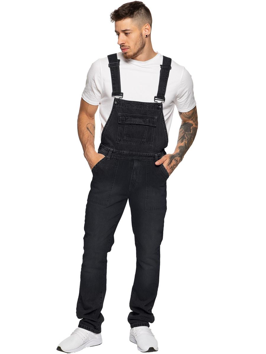 Herren Denim-Overall Latzhose