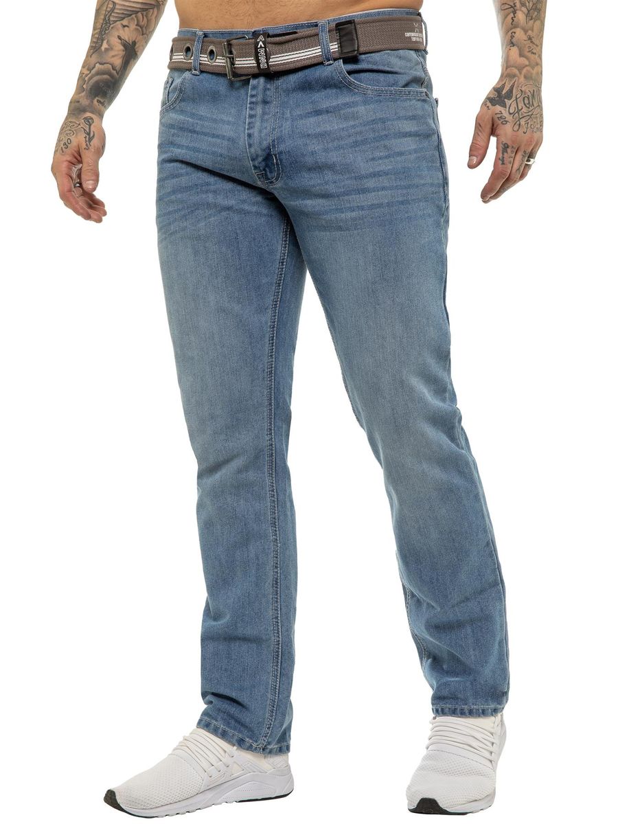 Herren Regular Fit Jeans aus Denim