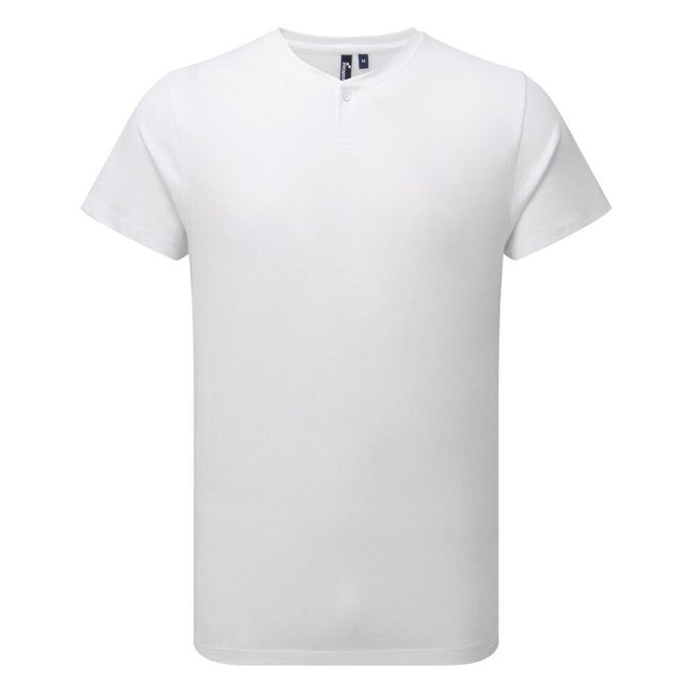 Herren Henley T-Shirt mit kurzen Ärmeln
