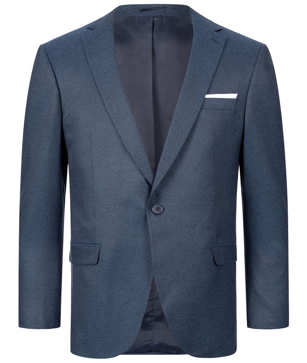 Herren Slim-Fit Freizeit Blazer Jacke