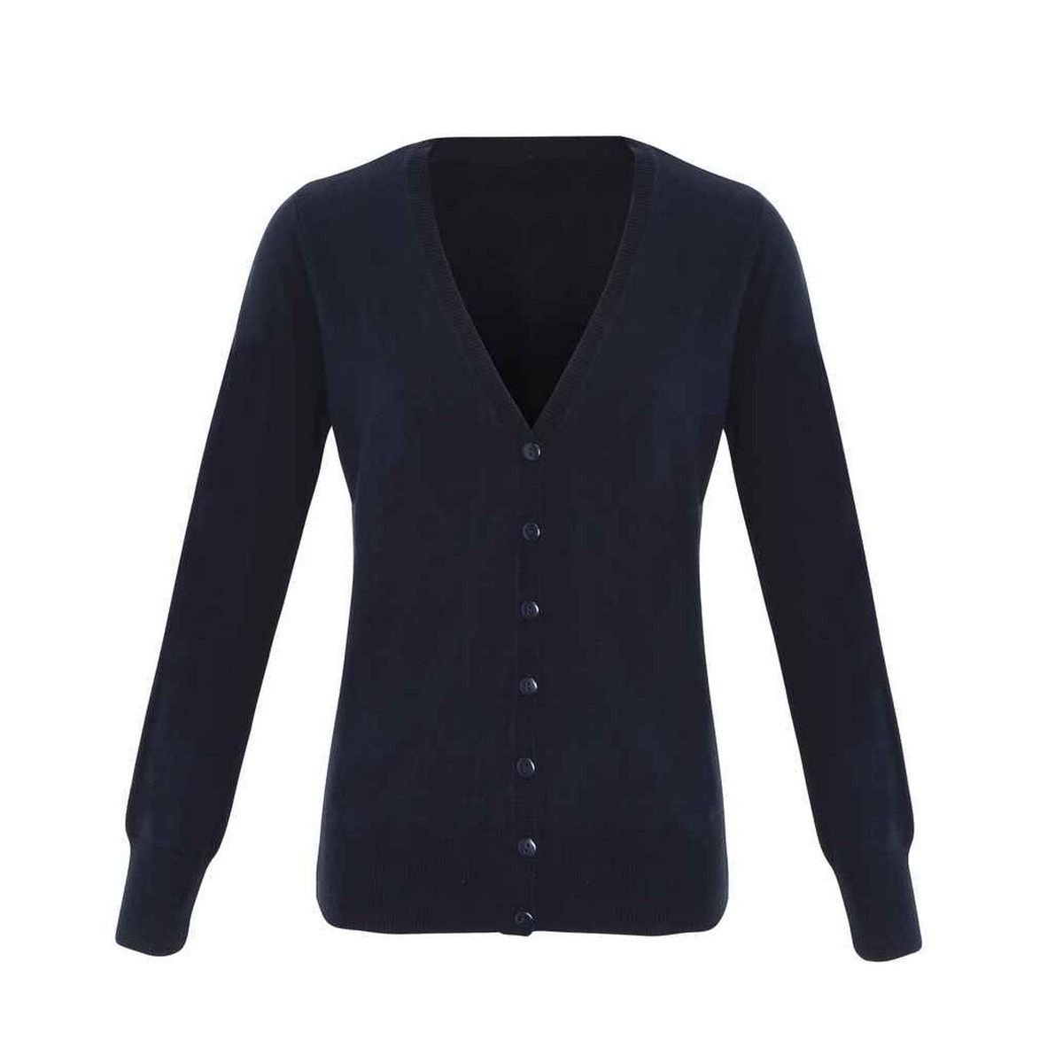 Premier - "Essential" Strickjacke V-Ausschnitt für Damen (Marineblau)
