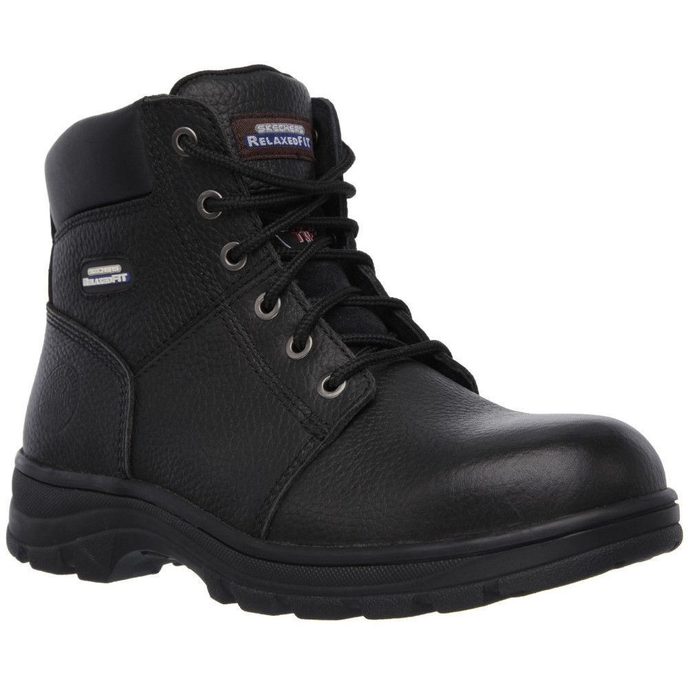 Skechers Herren Workshire Entspannt Passform Schnür-Sicherheitsstiefel