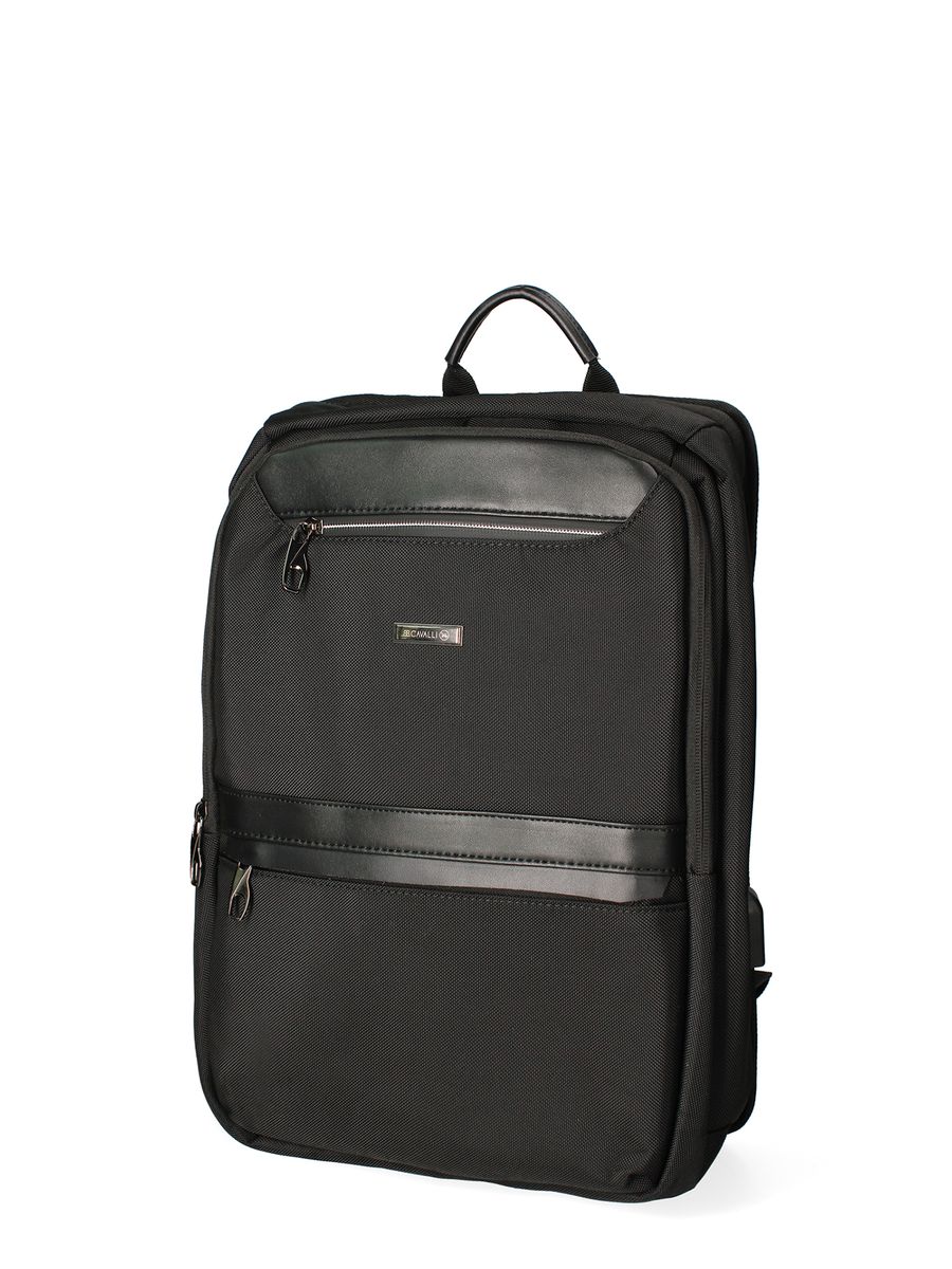 Strukturierter Pendler-Rucksack mit Mehrfachfächern
