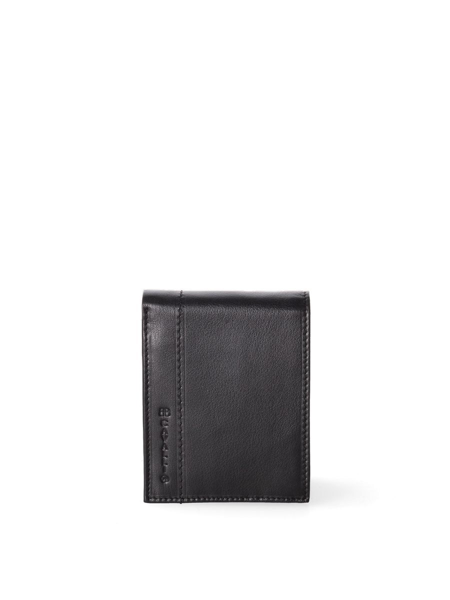 Leder-Brieftasche mit zwei Fächern