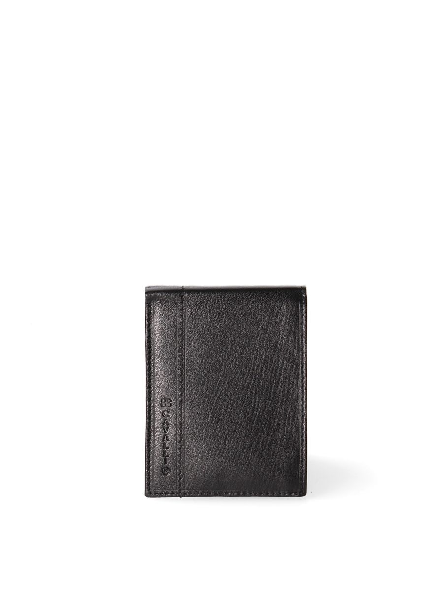 Leder-Brieftasche mit zwei Fächern
