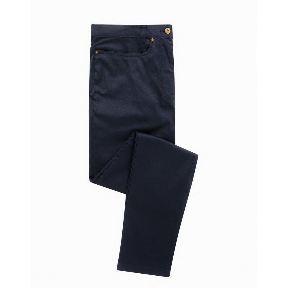Klassische Performance Chinos Marine