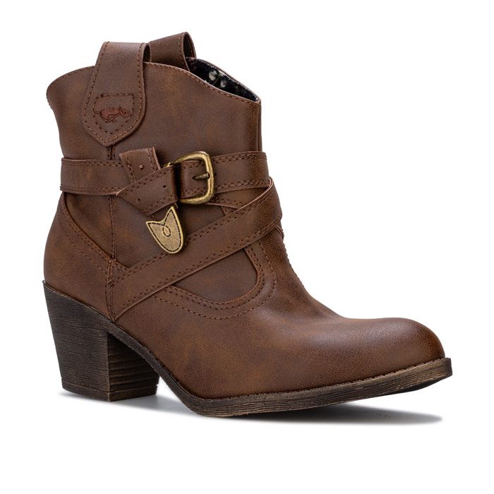 Western-Stiefeletten mit Schnallen-Details