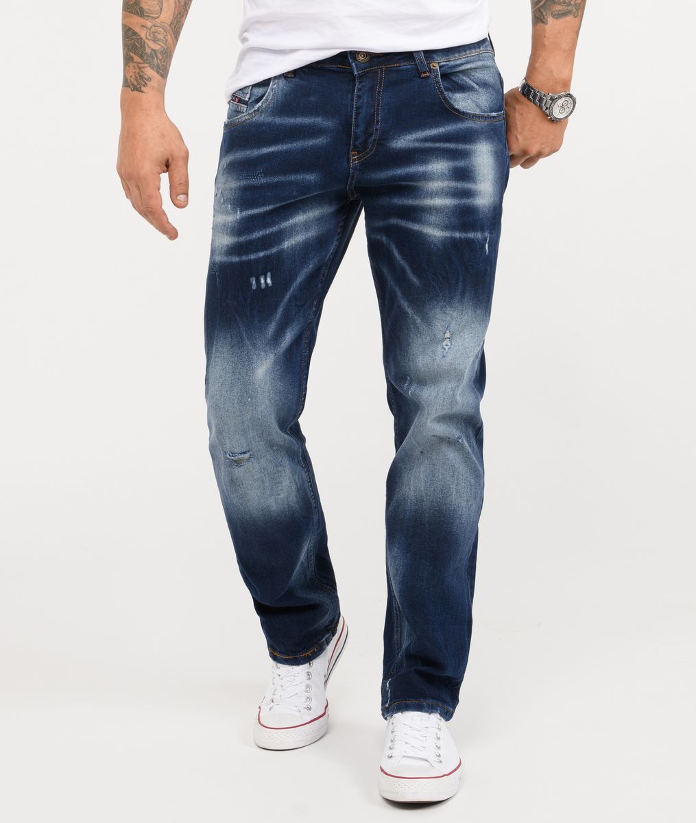 Slim Fit Stretch Jeans aus Denim