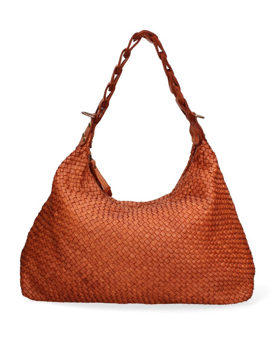 Gewebte Hobo-Tasche mit geflochtenem Riemen