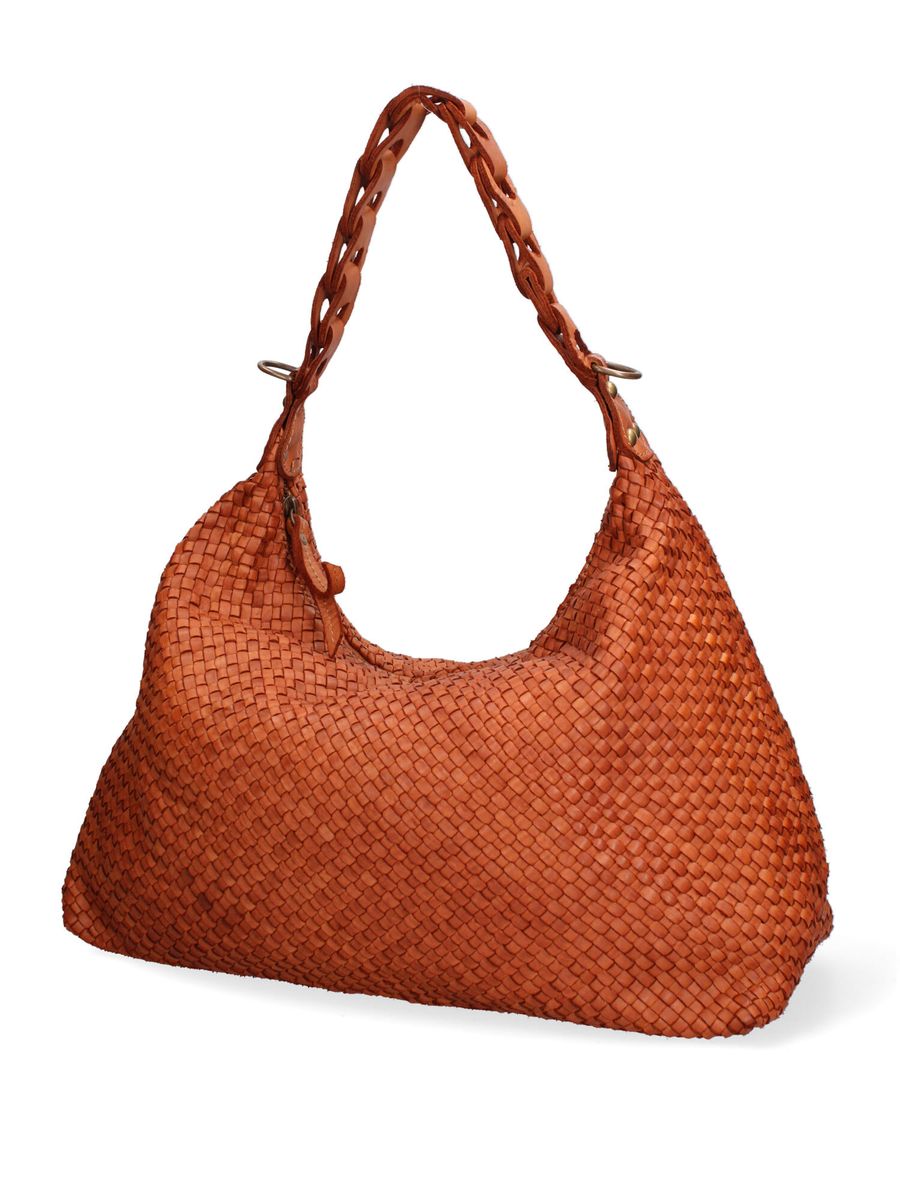 Geflochtene Hobo-Schultertasche