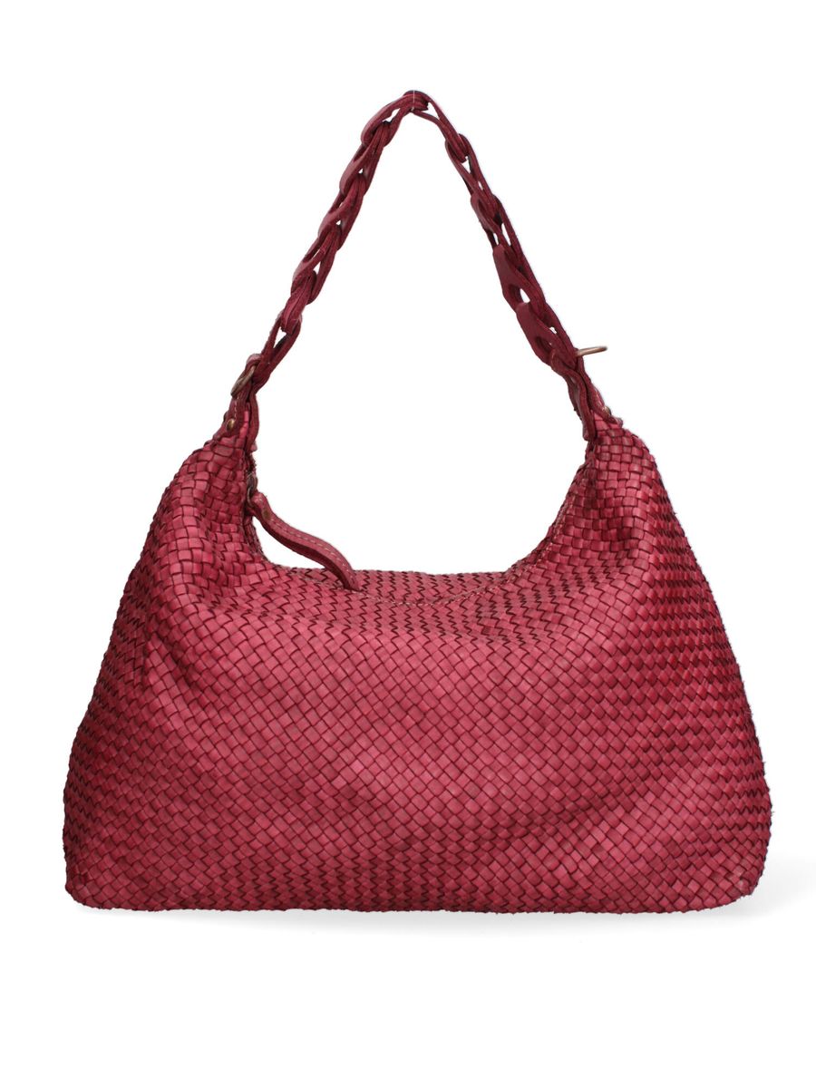 Gewebte Hobo-Tasche mit geflochtenem Riemen