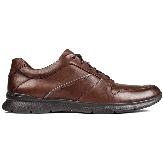 Leder-Freizeit-Schnürschuh