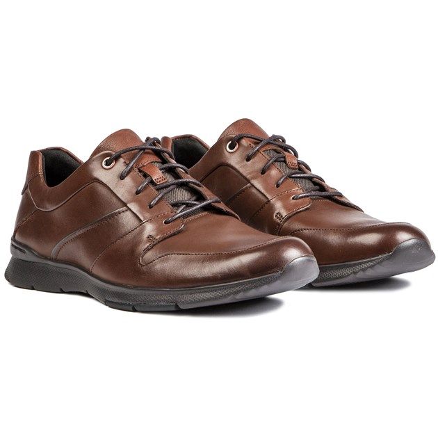 Schlichte Leder-Dress-Sneaker