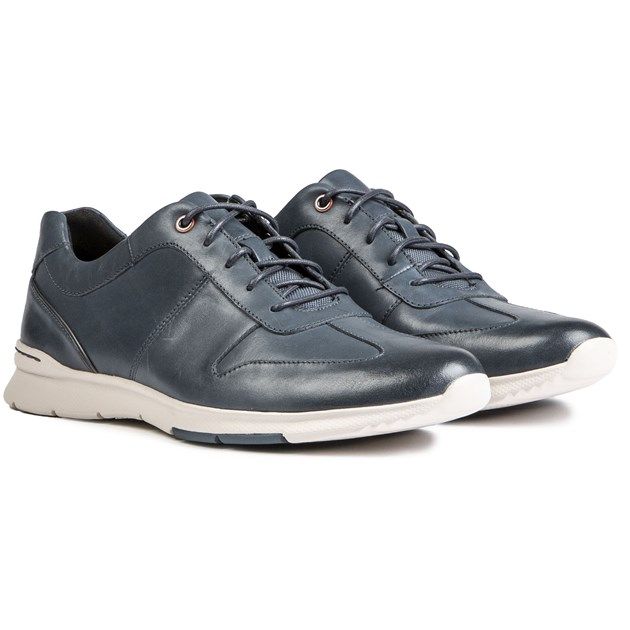 Schlichte Leder-Dress-Sneaker