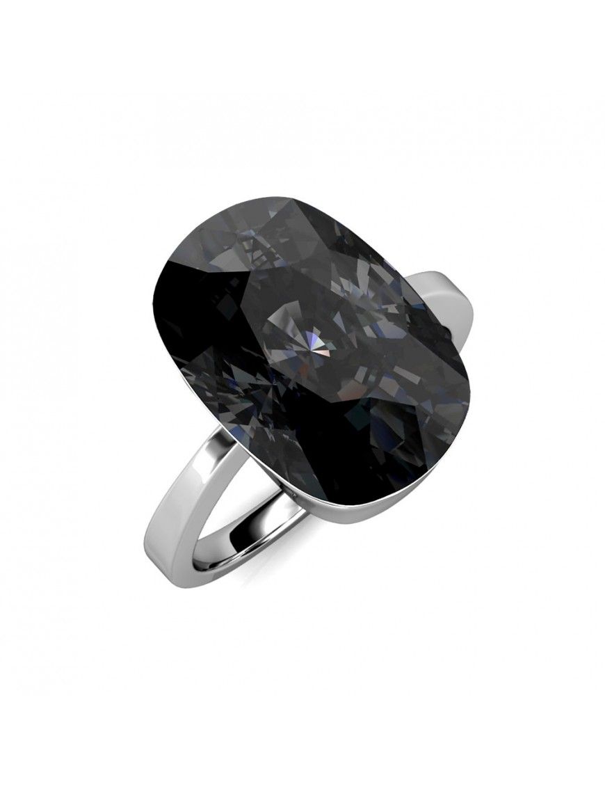 Markanter Statement-Ring mit Kissenschliff