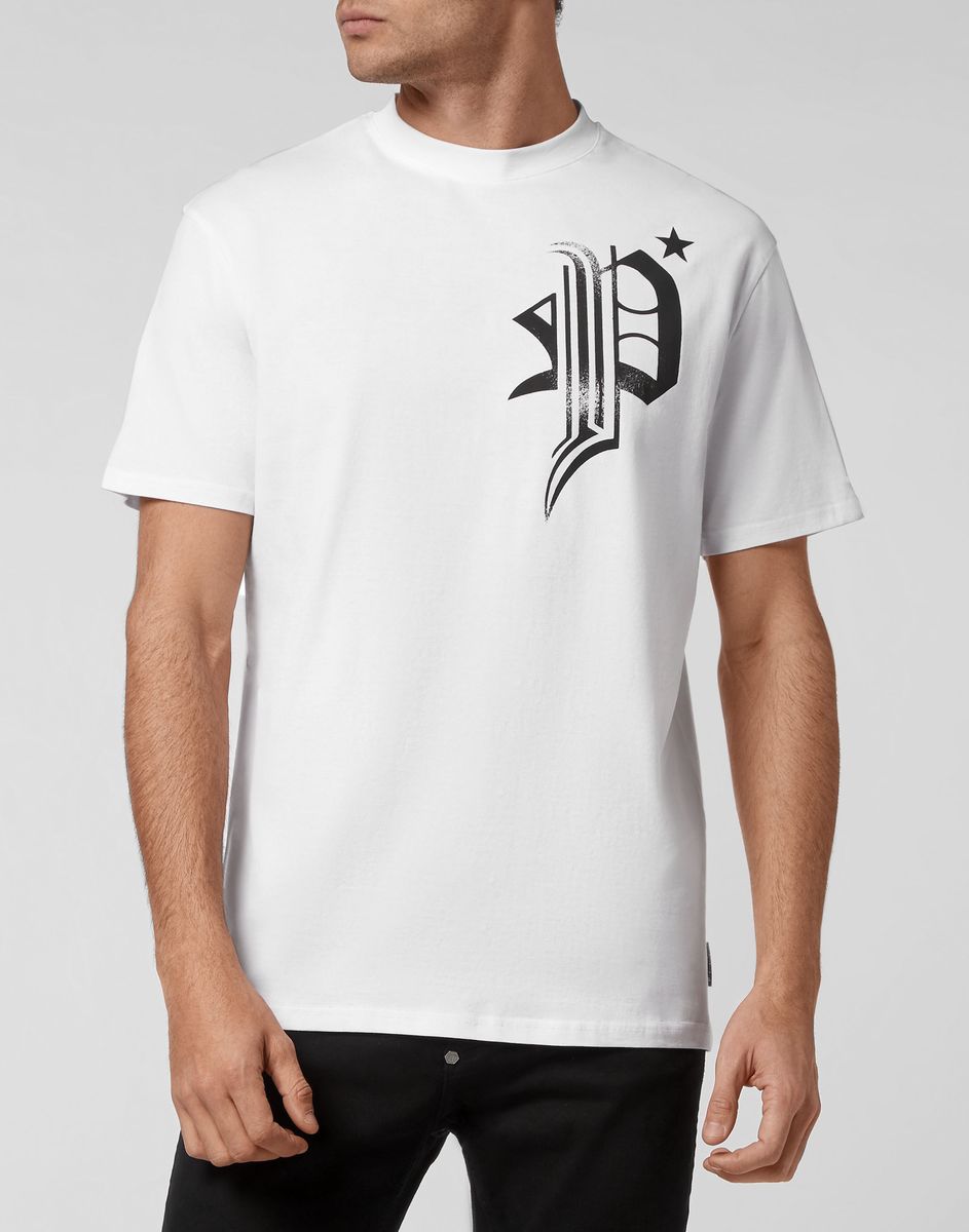 T-Shirt aus Baumwolljersey mit Grafikprint