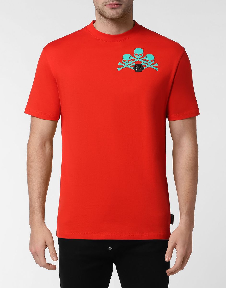 T-Shirt aus Baumwolljersey mit Grafikprint