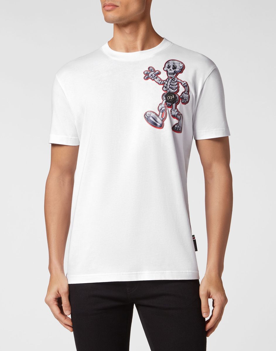 T-Shirt aus Baumwolljersey mit Grafikprint