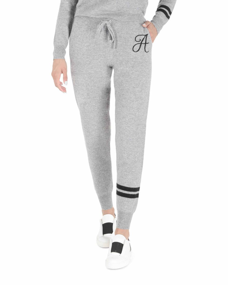 Cashmere Strick Jogginghose Loungehose