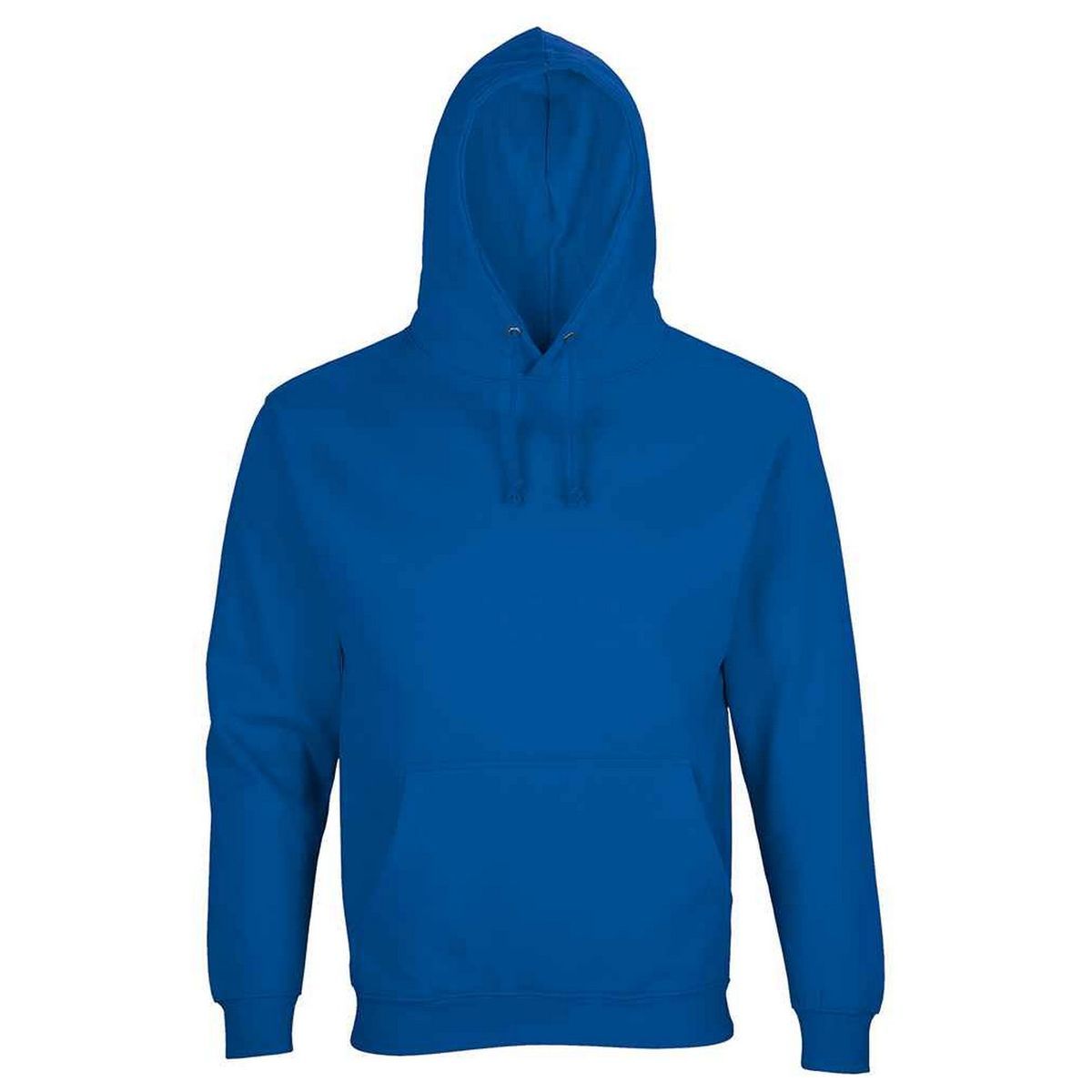 Unisex einfarbiger Kapuzenpullover