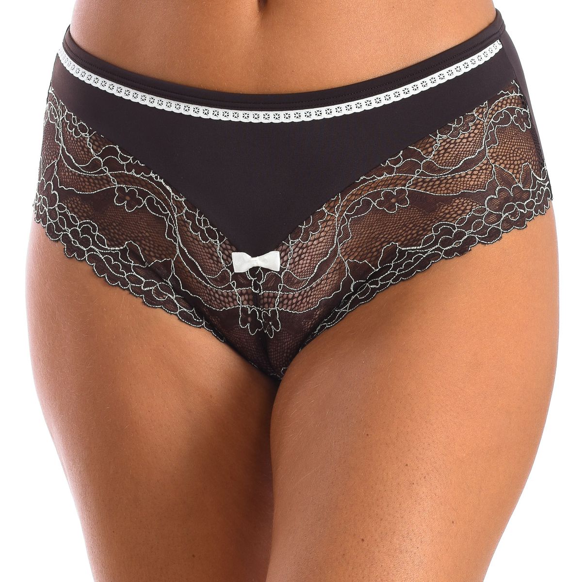 Culotte-Höschen mit Spitzendetail