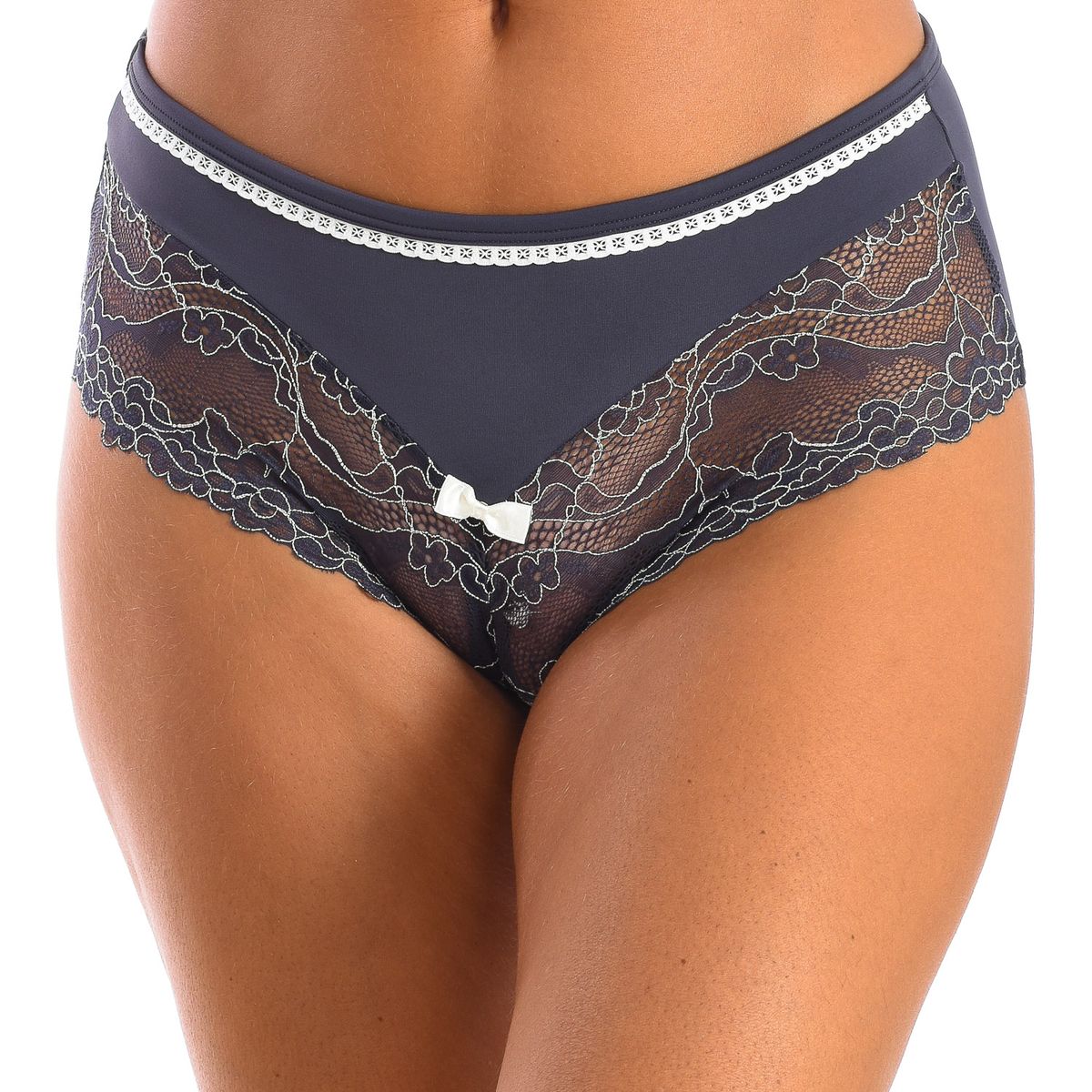 Culotte-Höschen mit Spitzendetail