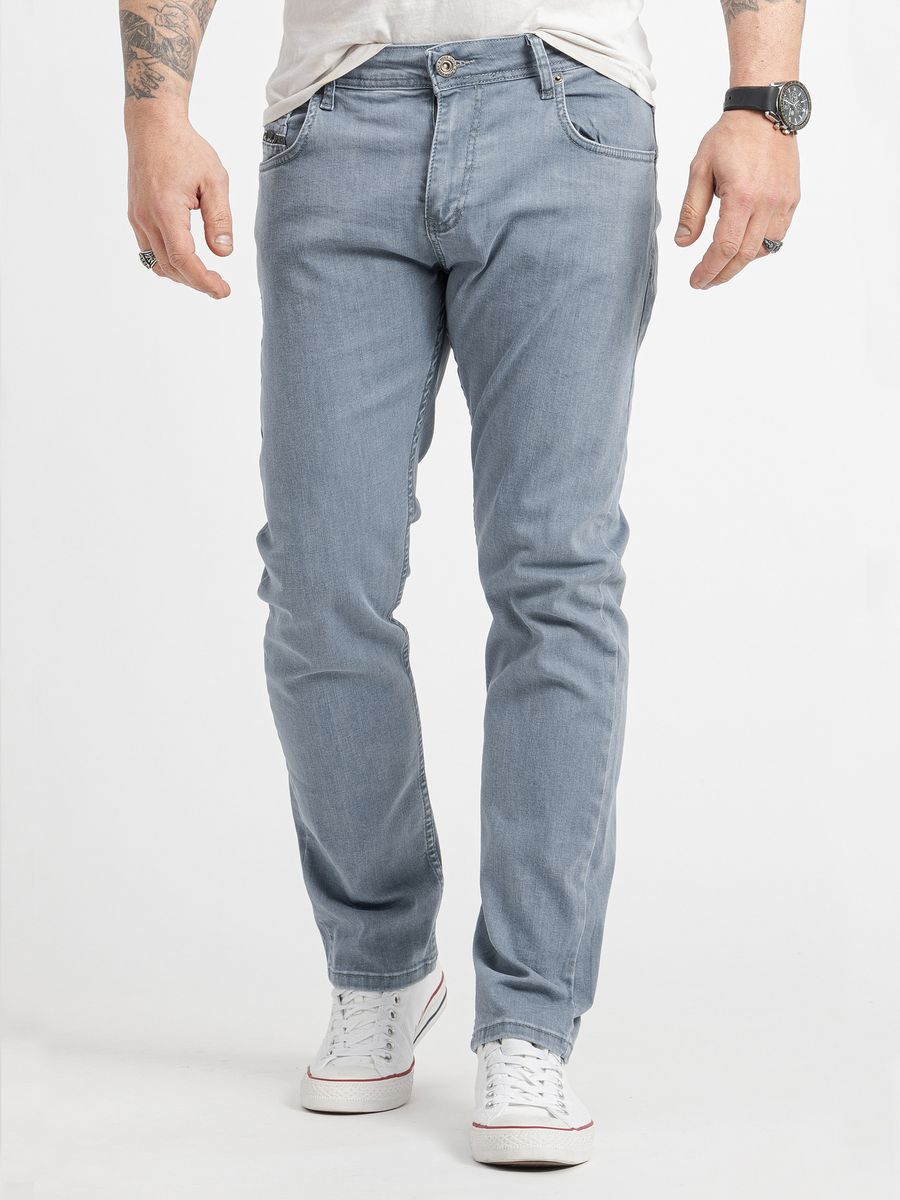 Herren Slim Fit Jeans Grau