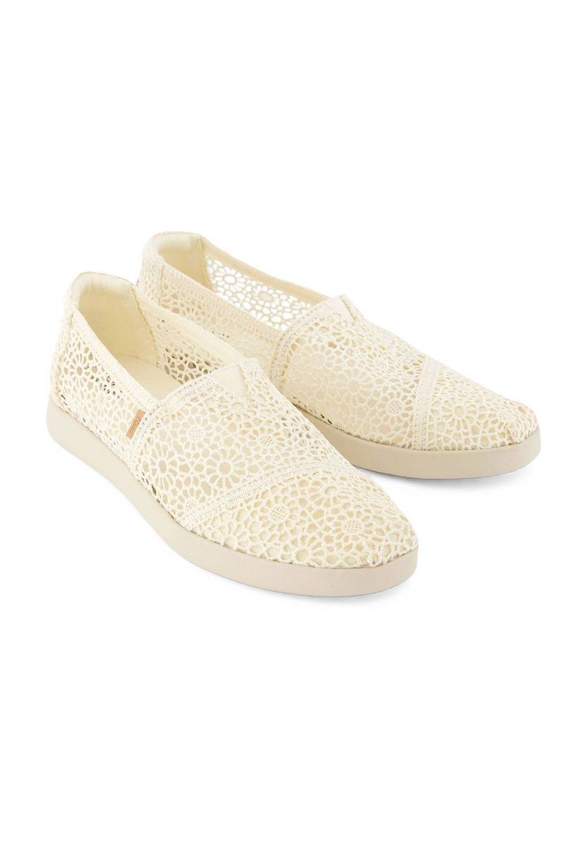 Crochet Schlupf-Espadrilles mit recycelter Baumwolle