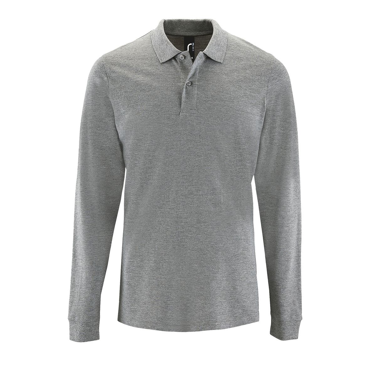 Herren Langarm Piqué Polo Shirt
