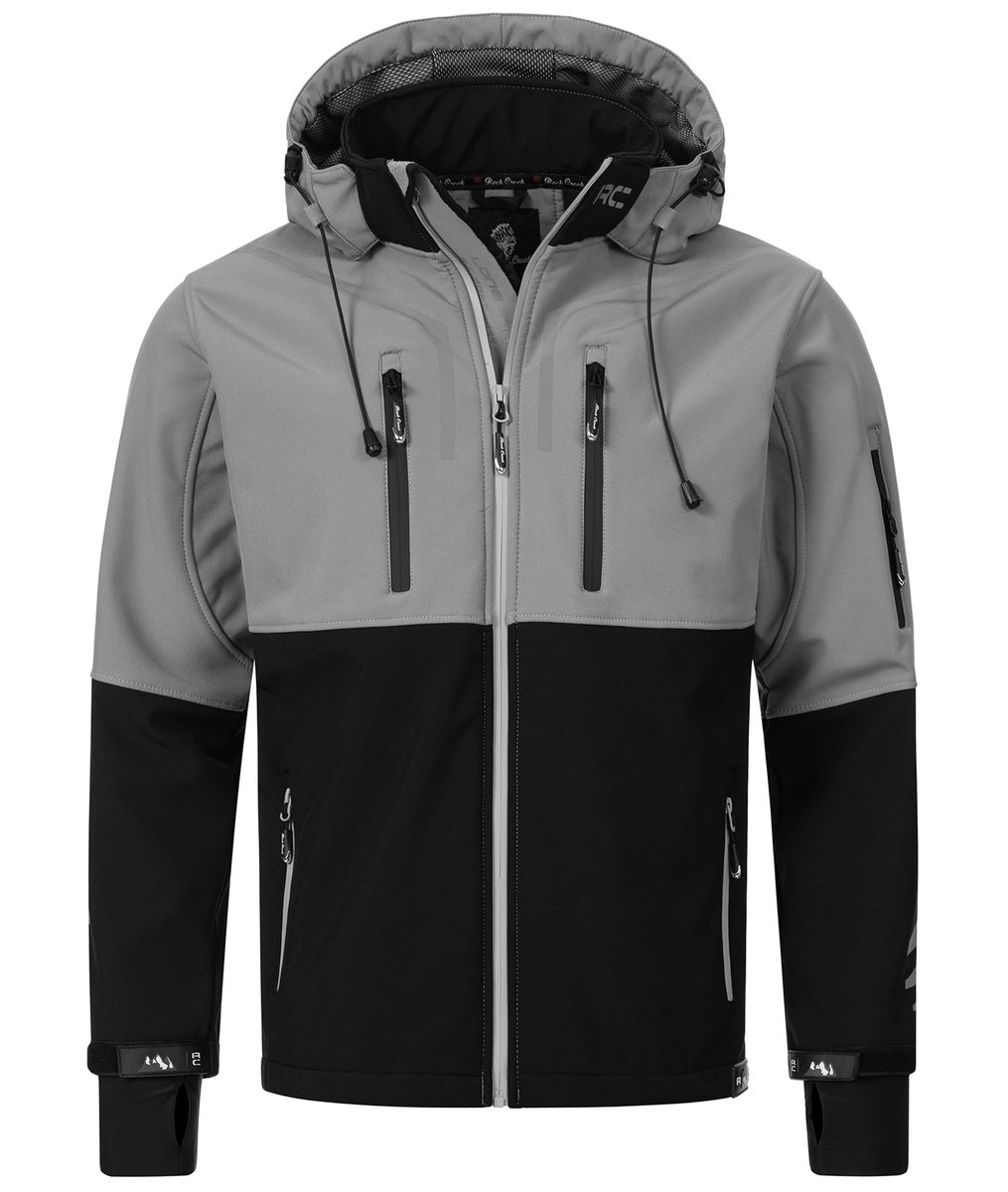 Damen Softshell Jacke Windbreaker mit Kapuze