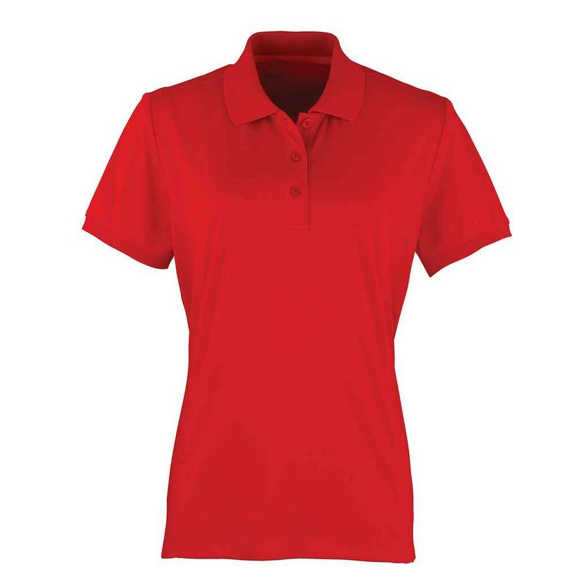 Premier - "Coolchecker" Poloshirt für Damen (Rot)