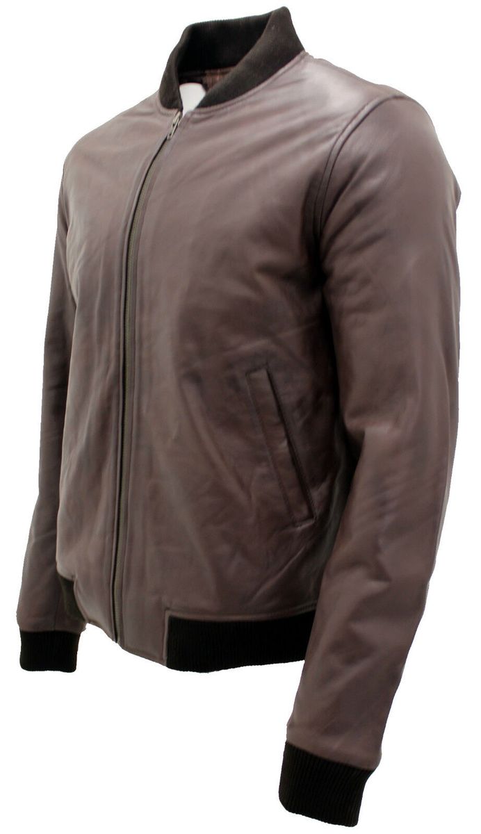 Klassische Bomberjacke aus Nappaleder