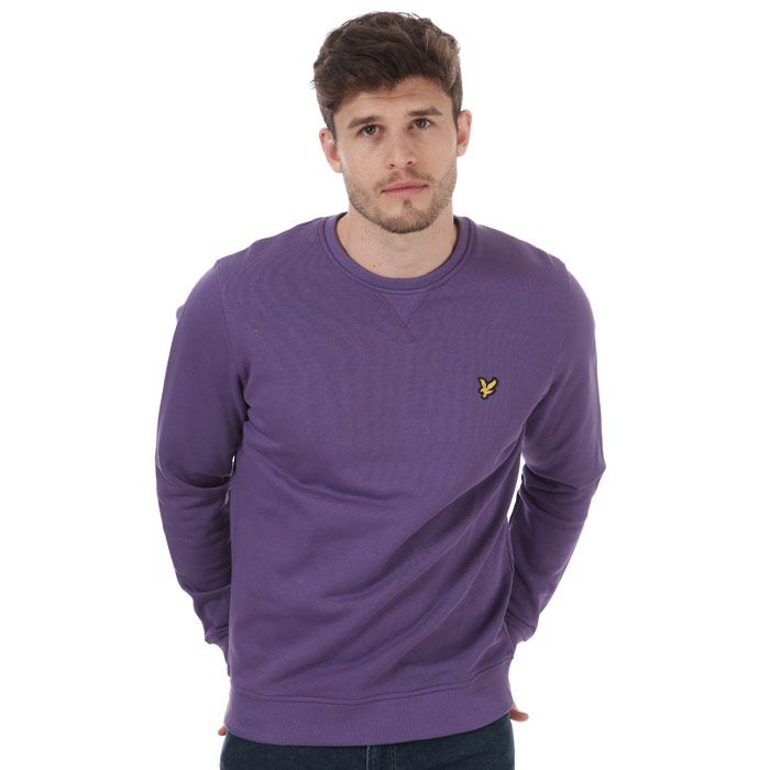 Klassisches Baumwoll-Sweatshirt mit Rundhalsausschnitt