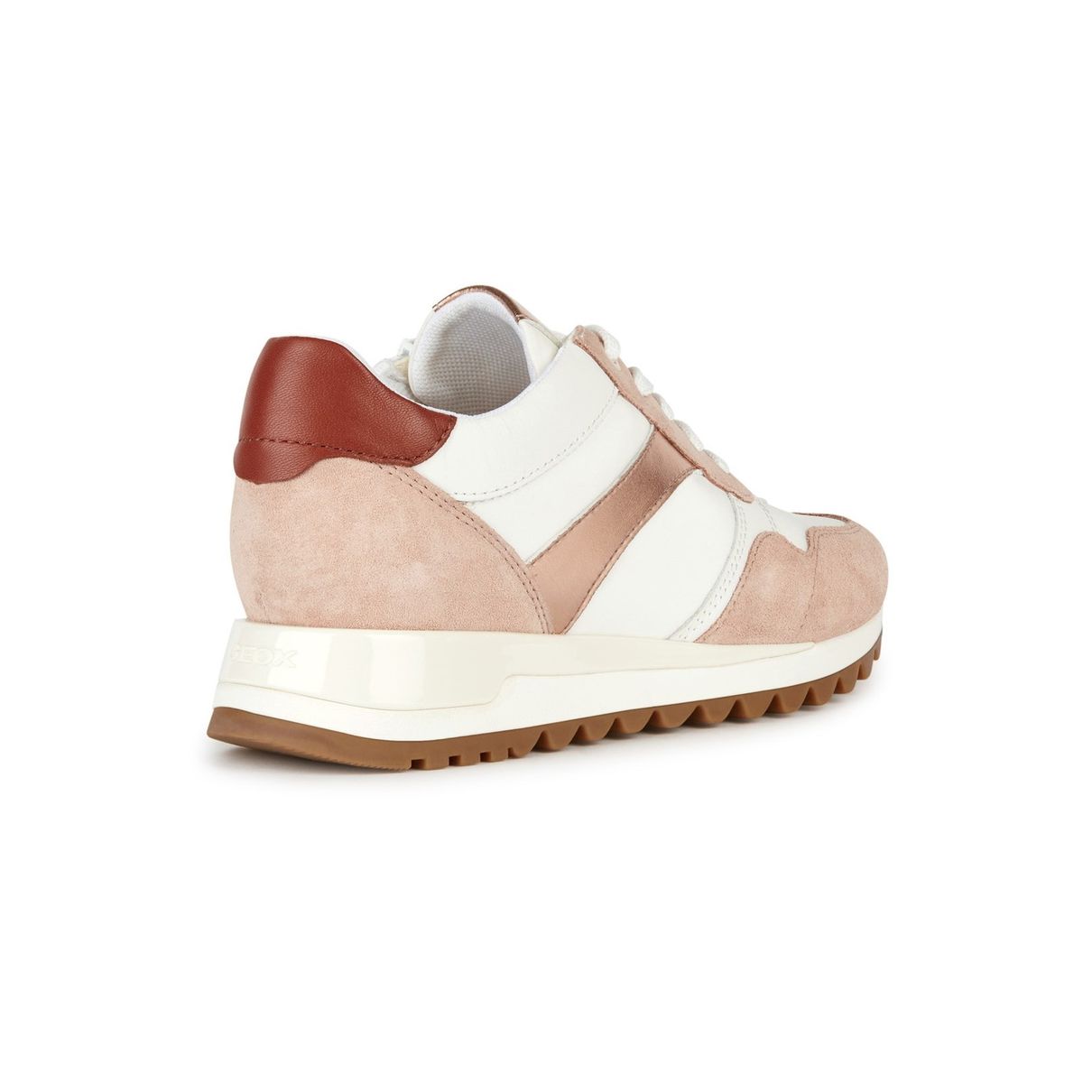 Schicke Low-Top-Sneaker im Materialmix