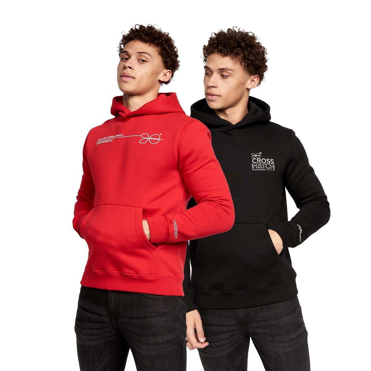 Herren Fleece-Pullover Hoodie