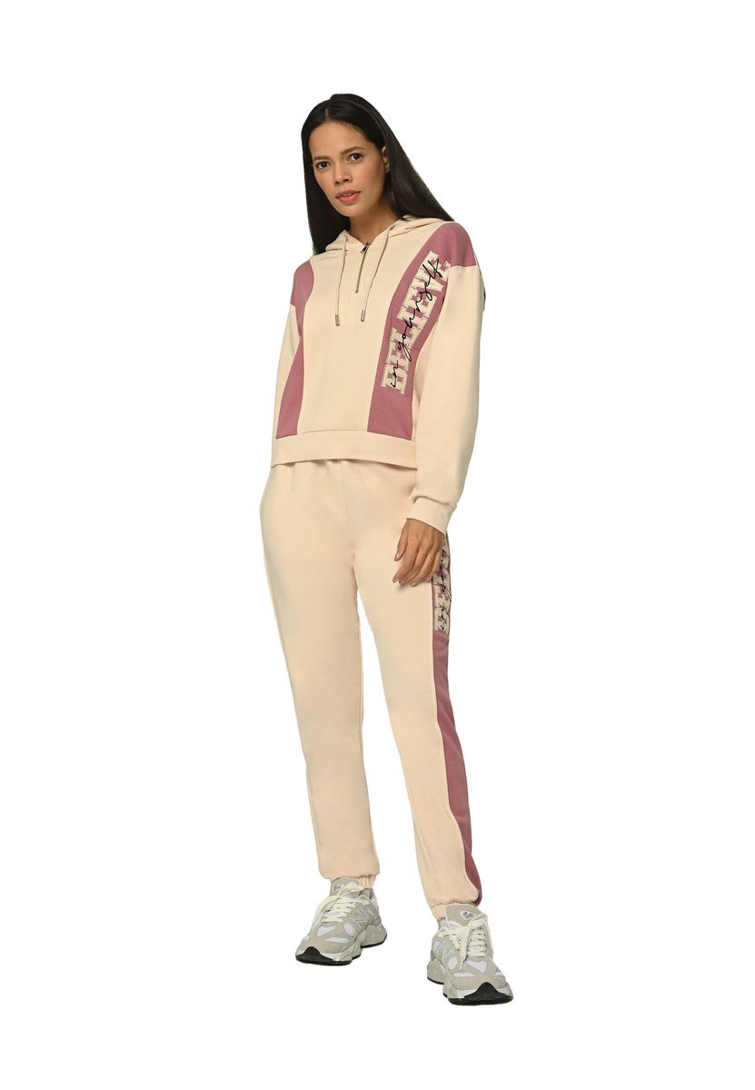 Damen Believe Trainingsanzug Set mit halbem Reißverschluss