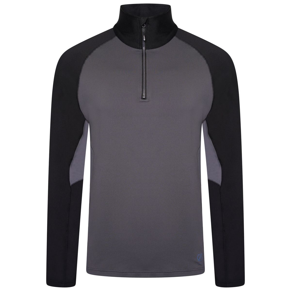 Dare 2B Mens Fuser Core Stretch Half Zip Thermal Top (Ebenholz grau)