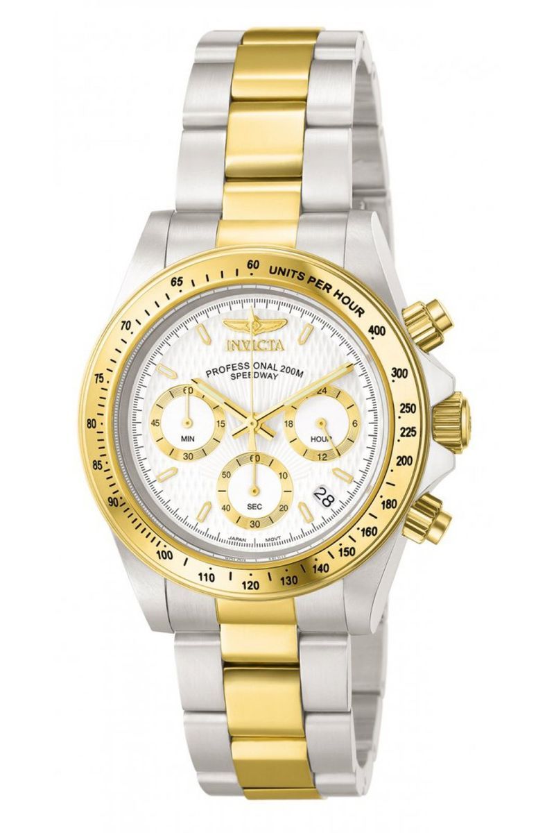 Herren-Chronograph Uhr Zweifarbig
