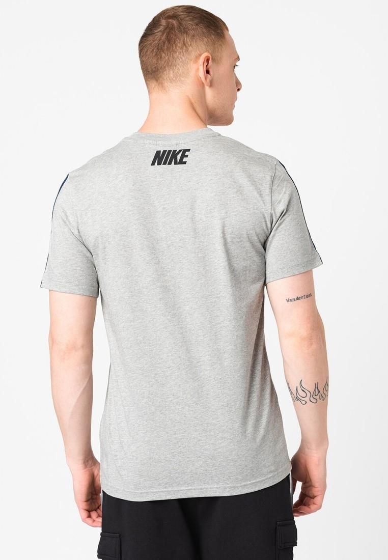 Grafik-T-Shirt mit Logo-Band-Ärmeln
