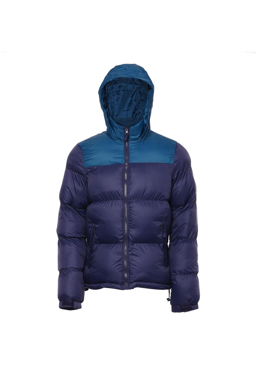 Wattierte Herren Steppjacke mit Kapuze