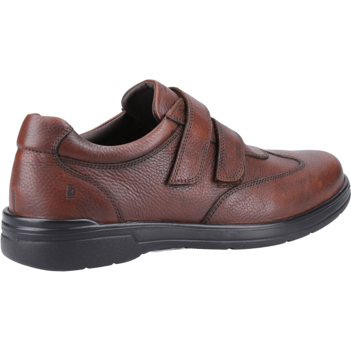 Leder-Walkingschuhe mit Doppel-Klettverschluss