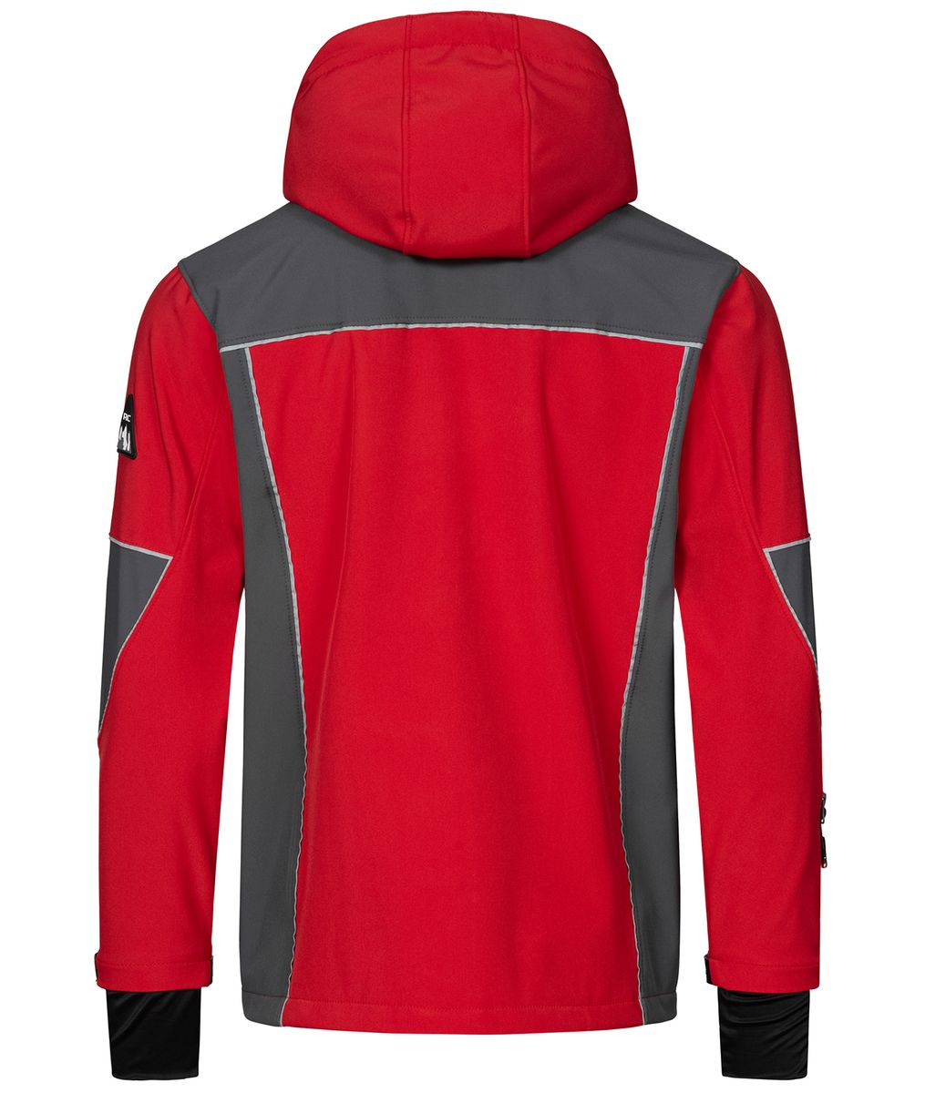 Sportliche Softshell-Outdoorjacke mit Kapuze