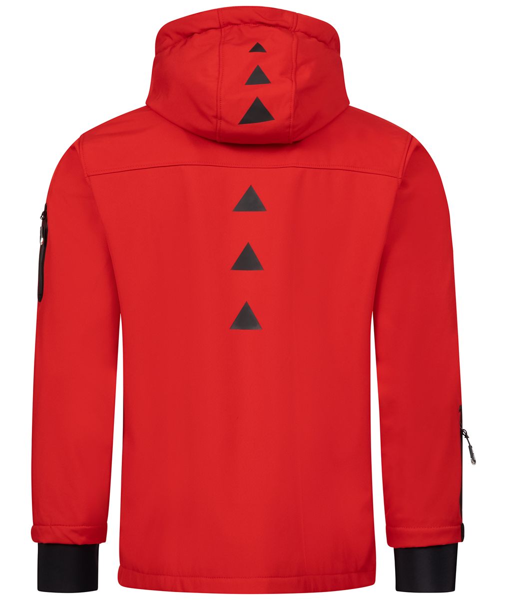 Sportliche Softshell-Outdoorjacke mit Kapuze