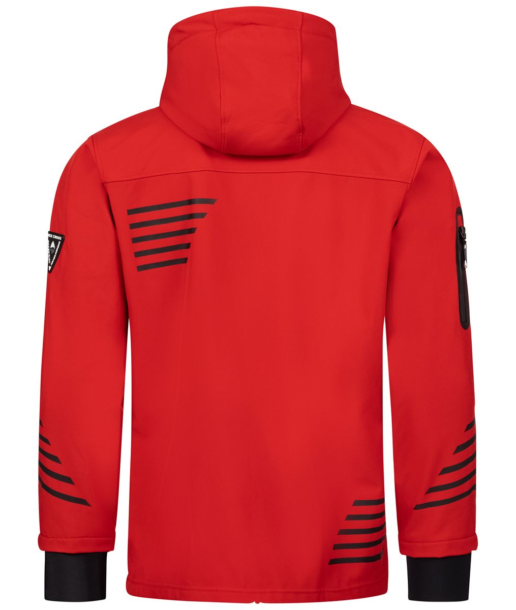 Sportliche Softshell-Outdoorjacke mit Kapuze