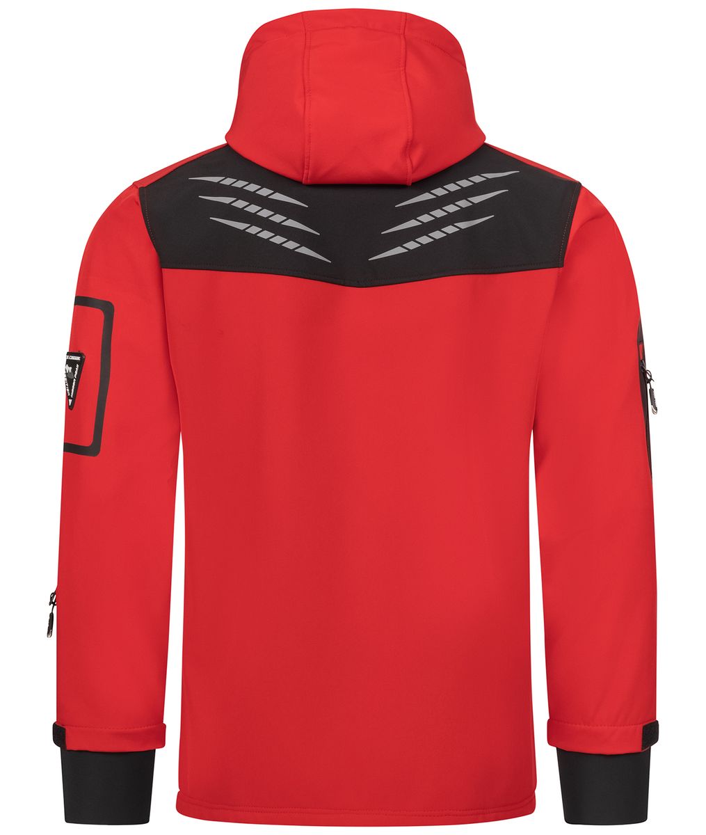 Sportliche Softshell-Outdoorjacke mit Kapuze