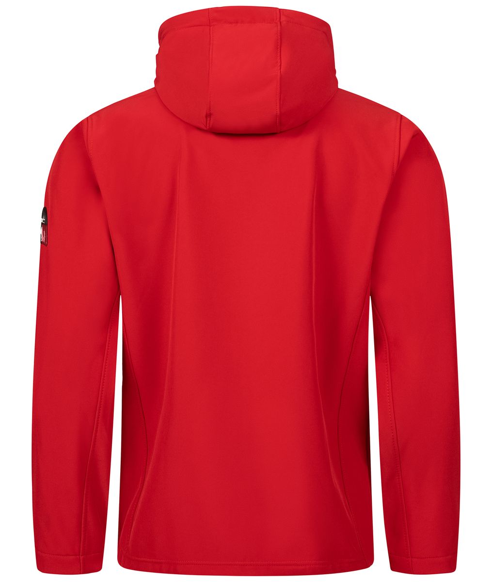 Sportliche Softshell-Outdoorjacke mit Kapuze